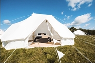 400X600X300CMのベージュ綿のキャンバスの単層屋外のキャンプ テント皇帝の鐘テント サプライヤー
